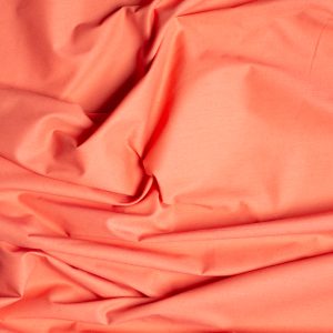 Coral Solid Poplin