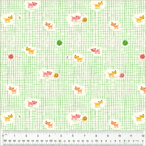 40929D-2 Kitten Plaid Green
