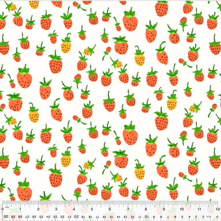 37024D-3 Strawberries White