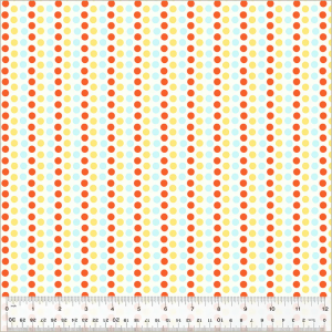 54326D-4 Dots Blue and Yellow