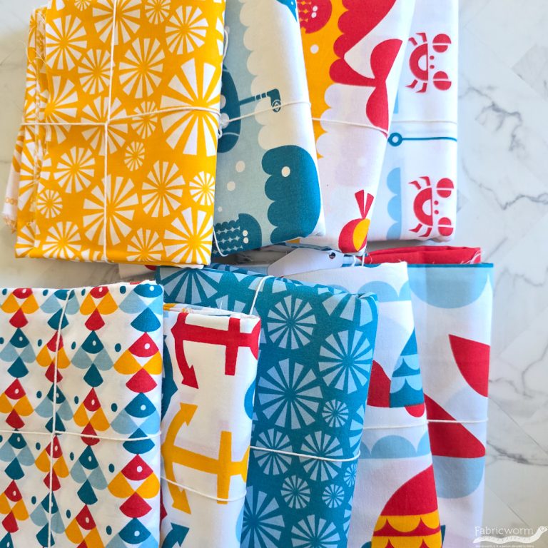 Marine Too by Dan Stiles for Birch Organic Fabrics, Pre-Cut Yardage