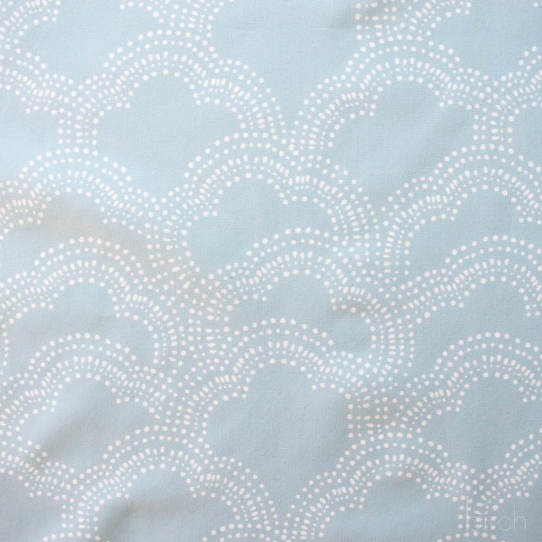 Clouds Sky, Homestead by Emily Isabella for Birch Organic Fabrics