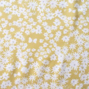 Daisy Bed Sun, Homestead by Emily Isabella for Birch Organic Fabrics