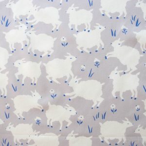 Little Lamb Fog, Homestead by Emily Isabella for Birch Organic Fabrics