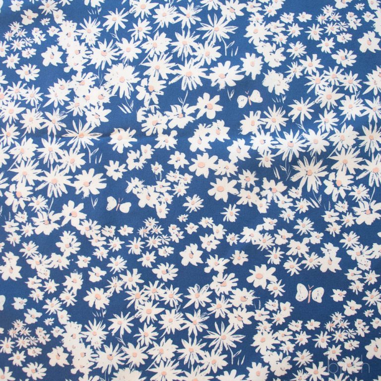 Daisy Bed Storm, Homestead by Emily Isabella for Birch Organic Fabrics