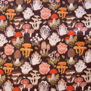 Forage Earth Lawn, Flourish Lawn by Oana Befort for Birch Organic Fabrics