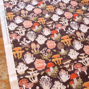 Forage Earth Lawn, Flourish Lawn by Oana Befort for Birch Organic Fabrics
