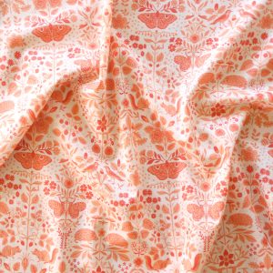 Flora and Fauna Nectar Lawn, Flourish Lawn by Oana Befort for Birch Organic Fabrics