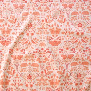 Flora and Fauna Nectar Lawn, Flourish Lawn by Oana Befort for Birch Organic Fabrics