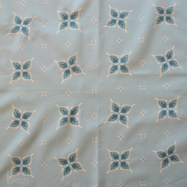 Lucky Bandana Faded Blue, Tall Tales Vol. 2 by Arleen Serge for Birch Organic Fabrics