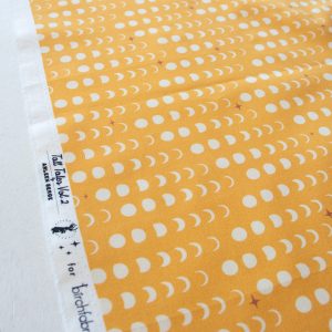Moon Phase Golden, Tall Tales Vol. 2 by Arleen Serge for Birch Organic Fabrics