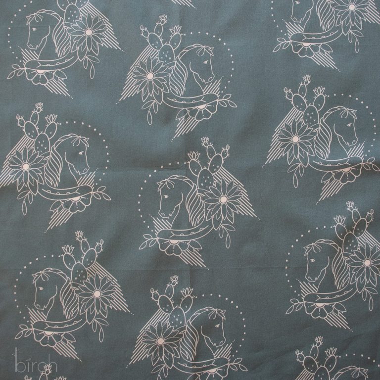 Trigger Silver Pine, Tall Tales Vol. 2 by Arleen Serge for Birch Organic Fabrics
