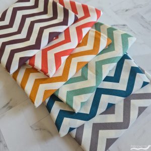 Chevron FAT QUARTER Bundle 6 Total by Jay-Cyn Designs for Birch Organic Fabrics