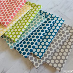 Dots FAT QUARTER Bundle 8 Total by Jay-Cyn Designs for Birch Organic Fabrics