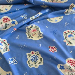 Swanhilda Interlock Knit, Birch Fabrics Archives