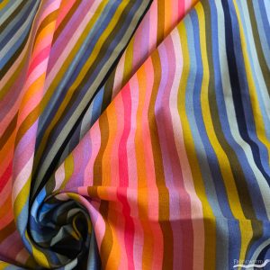 Linear Radiance Linen Blend, Starling by Maureen Cracknell for Art Gallery Fabrics