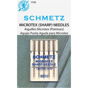 Schmetz Microtex 5pk sz12/80