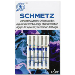 Schmetz Needle Upholstery & Home Decor Combo 5Pack