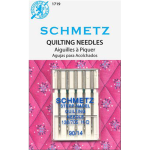 Schmetz Sewing Machine Needles, 1719 Quilting Needles Size 90/14