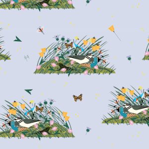 PRE-ORDER NOW, Small Once There Was A Field, Charley Harper Iconic Vol. 2 for Birch Organic Fabrics