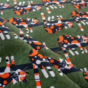 PRE-ORDER NOW, Limp on a Limb Dark Green Canvas, Charley Harper Iconic Vol. 2 for Birch Organic Fabrics
