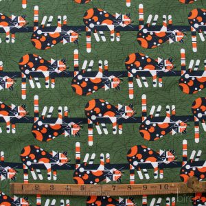 PRE-ORDER NOW, Limp on a Limb Dark Green Canvas, Charley Harper Iconic Vol. 2 for Birch Organic Fabrics