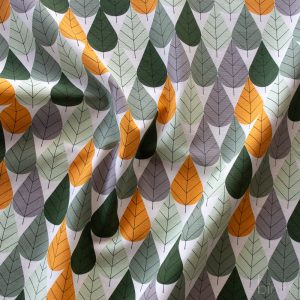 PRE-ORDER NOW, Octoberama Green Canvas, Charley Harper Iconic Vol. 2 for Birch Organic Fabrics
