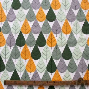 PRE-ORDER NOW, Octoberama Green Canvas, Charley Harper Iconic Vol. 2 for Birch Organic Fabrics