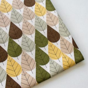 PRE-ORDER NOW, Octoberama Brown Barkcloth, Charley Harper Iconic Vol. 2 for Birch Organic Fabrics