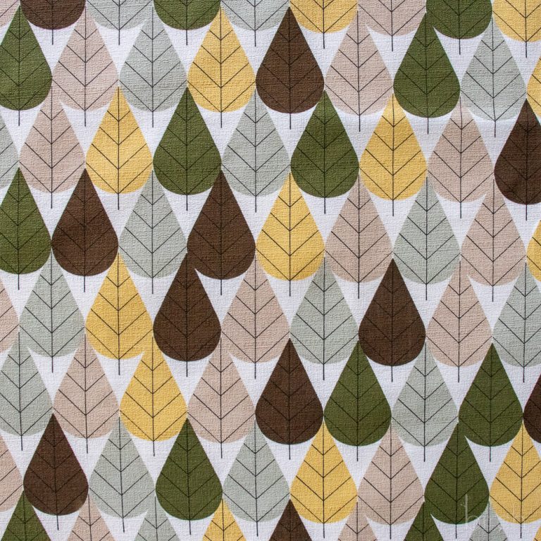 PRE-ORDER NOW, Octoberama Brown Barkcloth, Charley Harper Iconic Vol. 2 for Birch Organic Fabrics