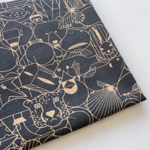 End Papers Basic Cast Iron Barkcloth, Charley Harper Iconic Vol. 2 for Birch Organic Fabrics