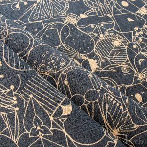 End Papers Basic Cast Iron Barkcloth, Charley Harper Iconic Vol. 2 for Birch Organic Fabrics