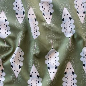 PRE-ORDER NOW, Passel of Possoms Sage Canvas, Charley Harper Iconic Vol. 2 for Birch Organic Fabrics