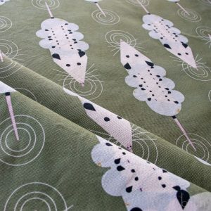 PRE-ORDER NOW, Passel of Possoms Sage Canvas, Charley Harper Iconic Vol. 2 for Birch Organic Fabrics