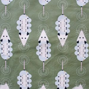 PRE-ORDER NOW, Passel of Possoms Sage Canvas, Charley Harper Iconic Vol. 2 for Birch Organic Fabrics