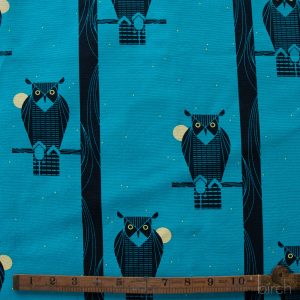 PRE-ORDER NOW, Moon Owl Canvas, Charley Harper Iconic Vol. 2 for Birch Organic Fabrics