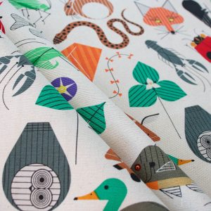 Space For All Species Canvas, Charley Harper Iconic Vol. 2 for Birch Organic Fabrics