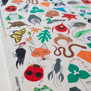 Space For All Species Canvas, Charley Harper Iconic Vol. 2 for Birch Organic Fabrics