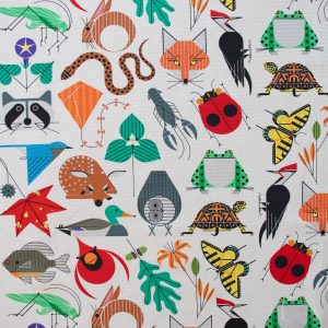 Space For All Species Canvas, Charley Harper Iconic Vol. 2 for Birch Organic Fabrics