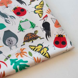 Space For All Species Canvas, Charley Harper Iconic Vol. 2 for Birch Organic Fabrics