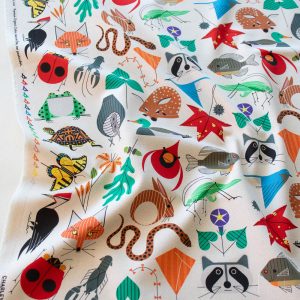 Space For All Species Canvas, Charley Harper Iconic Vol. 2 for Birch Organic Fabrics