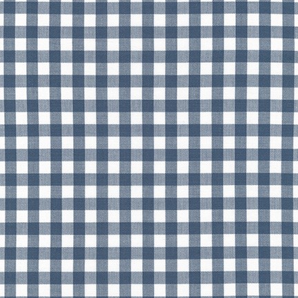 Gingham Slate | Kitchen Window Wovens by Elizabeth Hartman for Robert Kaufman – Quilting Cotton Fabric