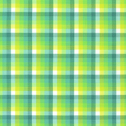 Check Check Sage | Kitchen Window Wovens by Elizabeth Hartman for Robert Kaufman – Quilting Cotton Fabric