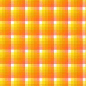 Check Check Orangeade | Kitchen Window Wovens by Elizabeth Hartman for Robert Kaufman – Quilting Cotton Fabric