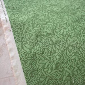 Bed of Leaves Jade, Charley Harper Woodland Wonder for Birch Organic Fabrics