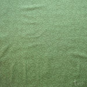 Bed of Leaves Jade, Charley Harper Woodland Wonder for Birch Organic Fabrics