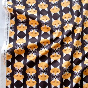 Fox Face Raisin, Charley Harper Woodland Wonder for Birch Organic Fabrics