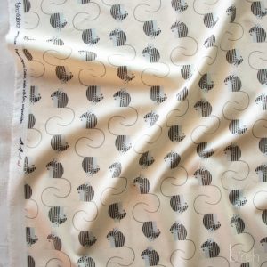 Field Mouse Cream, Charley Harper Woodland Wonder for Birch Organic Fabrics