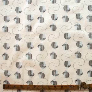 Field Mouse Cream, Charley Harper Woodland Wonder for Birch Organic Fabrics