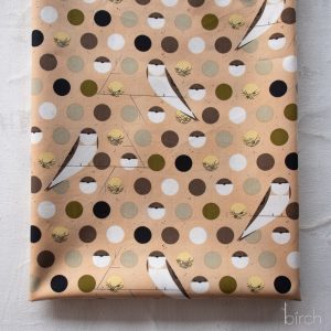 Bank Swallow Brown, Charley Harper Iconic Vol. 2 for Birch Organic Fabrics